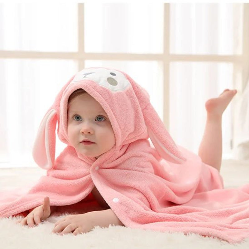 Cape de bain bébé