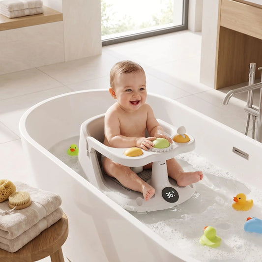Sieges de bains bebe. Bebe prends son bain.