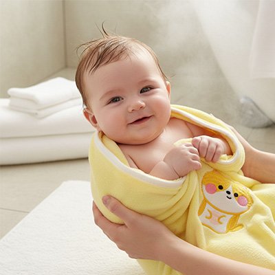 Serviette de bain bébé 