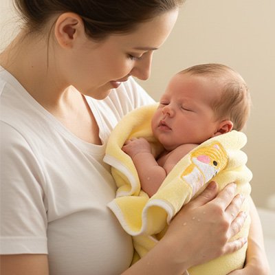 Serviette de bain bébé 